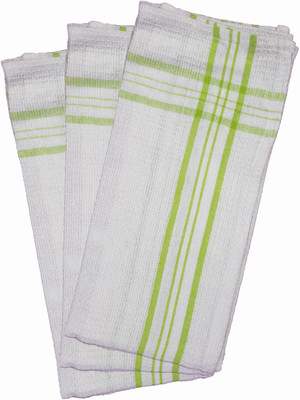 AIRWILL White Cotton Kitchen Linen Set(Pack of 3)