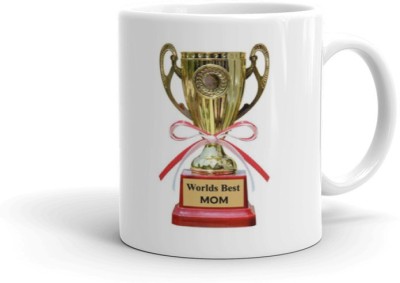 Gift4You World Best Mom Unique Coffee & - Gift for Mom, Mother to be on her Birthday, Anniversary, Mothers Day 637 Ceramic Coffee Mug(330 ml)