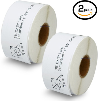 Dymo COMPATIBLE 99012 Self-adhesive Paper Label(White)