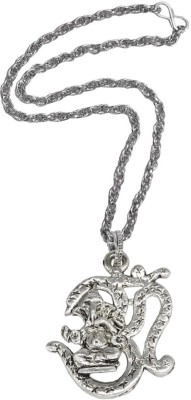 Shiv Jagdamba Religious Jewelry Lord Om Shree Ganesh Pendant Necklace Zinc, Alloy Pendant