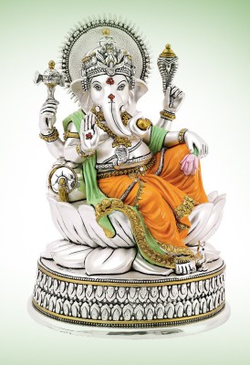 Ganpati Wallpaper photo paper Poster Full HD Without Frame for Living Room,Bedroom,Office,Kids Room,Hall,Home Decor | (13X19) Photographic Paper(19 inch X 13 inch)