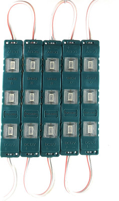 SME 3 LEDs 0.08 m Green Steady Strip Rice Lights(Pack of 5)