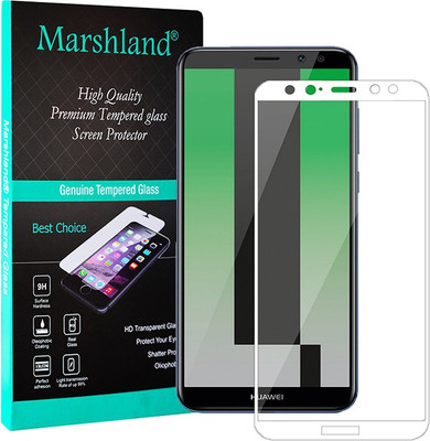 MARSHLAND Tempered Glass Guard for Huawei Mate 10 LITE White 11D(Pack of 1)