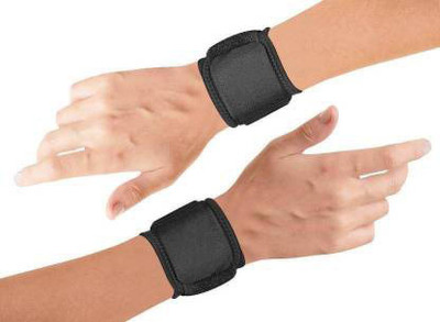 keycraze Adjustable Weight Lifting wrist support wrist Band Wrist Support(Black)