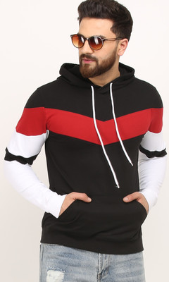Leotude Full Sleeve Color Block Men Sweatshirt