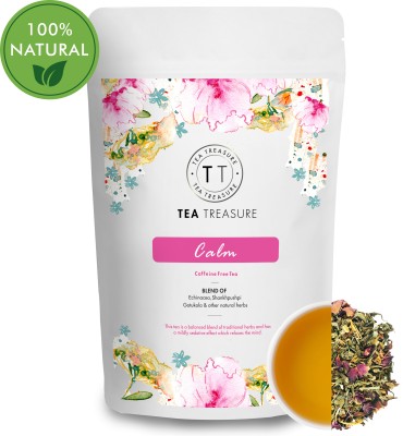 TeaTreasure Herbal Tisane Chamomile, Cinnamon, Tulsi, Lemon Herbal Tea Pouch(100 g)