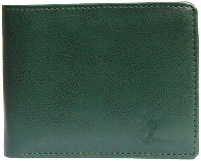RPF Men Trendy Green Artificial Leather Wallet(9 Card Slots)