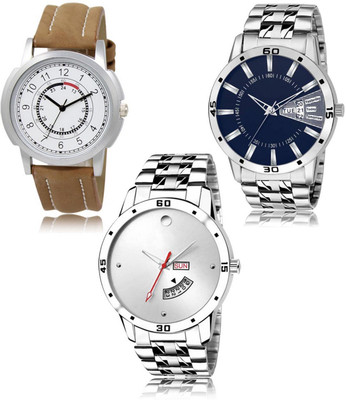 FERRIZZO New latest Designer Combo of 3 Analog Watch  - For Men
