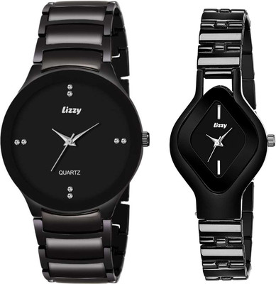 Lizzy New Combo Symbol of Love Analog Watch - For Couple Analog Watch - For Couple
