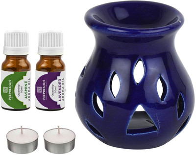 PEEPRESION Jasmine, Lavender Diffuser Set PPS-2TL_BLUETDIF-JS-LAV(5 x 4 ml)