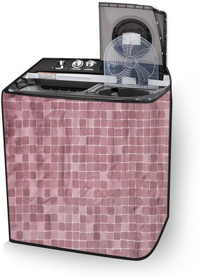 The Furnishing Tree Semi-Automatic Washing Machine  Cover(Width: 96.52 cm, Coffee)