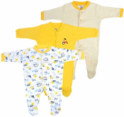 Magic Town Baby Boys & Baby Girls Multicolor Sleepsuit