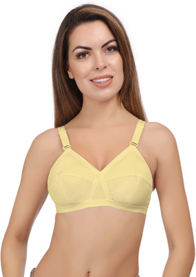 Eve's Beauty Full Coverage Women Full Coverage Non Padded Bra(Yellow)