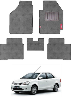 elegant Polypropylene Standard Mat For  Toyota Etios(Grey)
