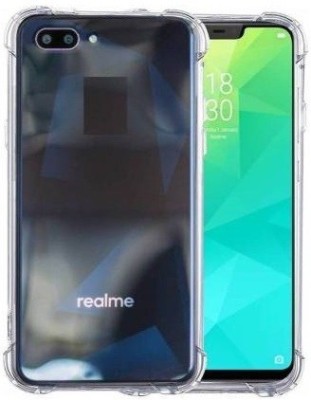 LIKEDESIGN Back Cover for Realme C1(Transparent, Shock Proof, Silicon, Pack of: 1)