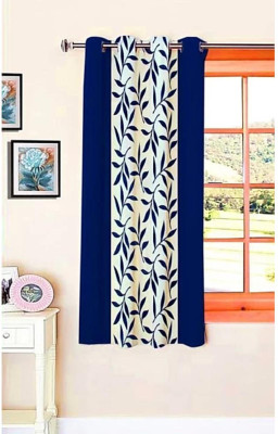 Sehbhagi 153 cm (5 ft) Polyester Window Curtain Single Curtain(Floral, Multicolor)