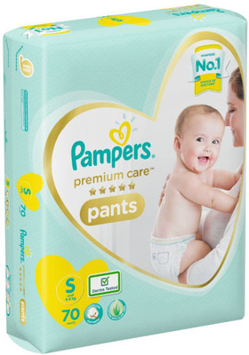 Pampers Premium Care Pant Style Diapers Small Size - 70 Pieces - S  (70 Pieces)