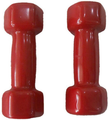 VSI Unisex Metal Integrated PVC Vinyl Dumbbell 1 Kg Fixed Weight Dumbbell(1 kg)