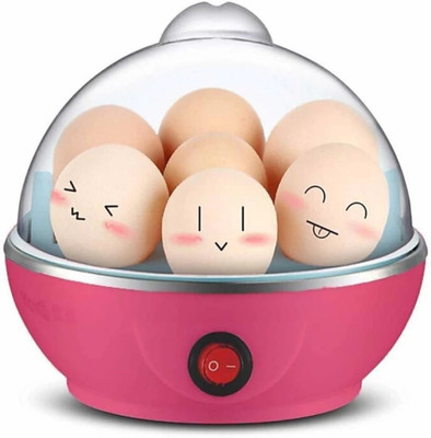Krishna Product Electric 7 Egg Boiler Cooker Electric 7 Egg Boiler Cooker Egg Cooker EGG BOILER VK10 Egg Cooker(Pink, 7 Eggs)