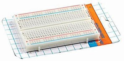 TRUSTECH Solderless 400 T-Points Breadboard, 4 Power Rails for Arduino Jumper Wire Electronic Components Electronic Hobby Kit