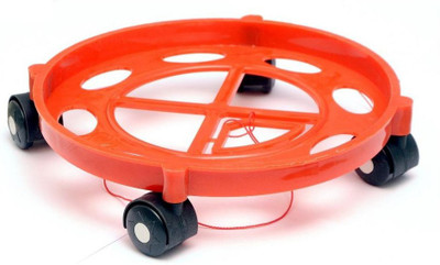 AESHA PRODUCTS Gas Cylinder Trolley(Red, Black)