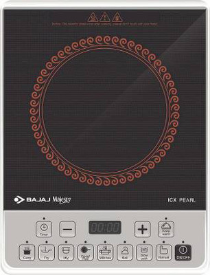 BAJAJ 1900 Watt induction black Induction Cooktop (Black, Push Button)