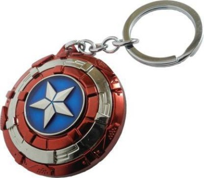 gtrp Captain America Patterned Rotating Shield Keychain Key Chain Key Chain