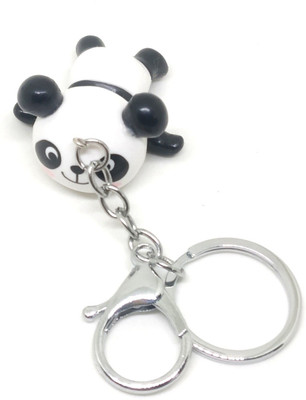Trunkin TRN3412 Cute Panda Sliding On Stomach Keyring Key Chain