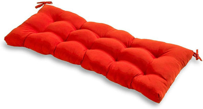 Mom's Moon Cotton Solid Cushion Pack of 1(Red)