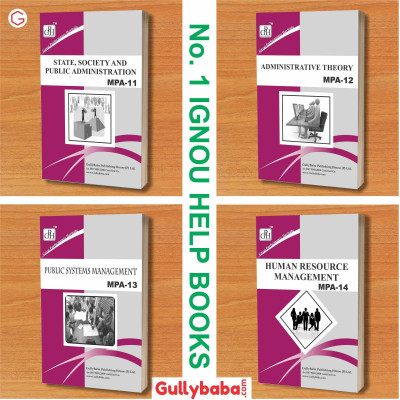 IGNOU MA (Latest Edition 2019) Public Administration MPA-11 MPA-12 MPA-13 MPA-14 (English Medium) First Year COMBO Of IGNOU Help Books With Solved Previous Years' Question Papers Important Exam Notes(Paperback, Expert Panel of Gullybaba) IGNOU MA (Latest Edition 2019) Public Administration MPA-11 MPA-12 MPA-13 MPA-14 (English Medium) First Year COMBO Of IGNOU Help Books With Solved Previous Years' Question Papers Important Exam Notes(Paperback, Expert Panel of Gullybaba)