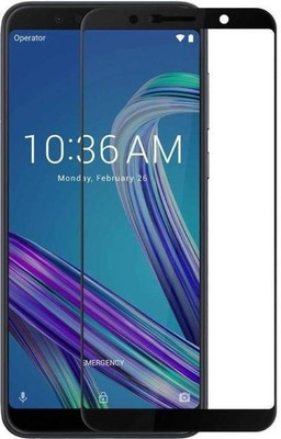 Bodoma Edge To Edge Tempered Glass for Asus Zenfone Max Pro M1(Pack of 1)