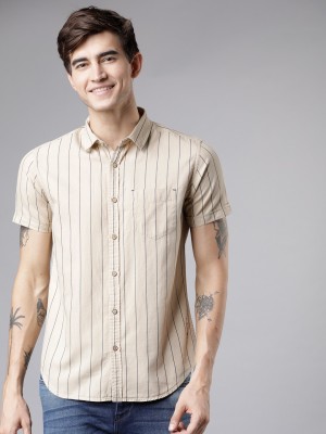 LOCOMOTIVE Men Striped Casual Multicolor Shirt