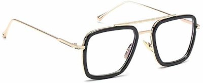 elegante Retro Square Sunglasses(For Men, Clear)