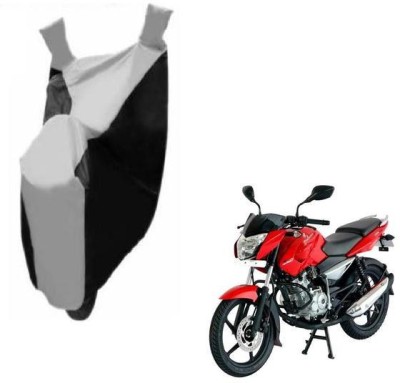 cinex Waterproof Two Wheeler Cover for Universal For Bike(Pulsar 135 LS DTS-i, Silver)