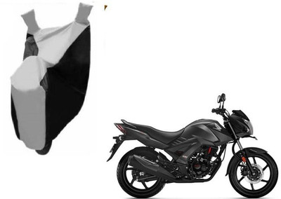 cinex Waterproof Two Wheeler Cover for Universal For Bike(Unicorn Dazzler, Silver)