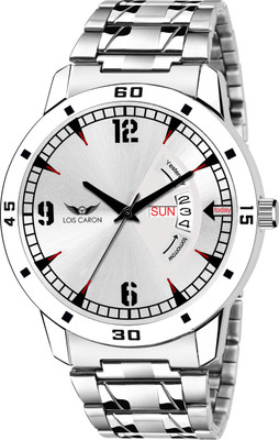 LOIS CARON LCS-8192 DAY & DATE FUNCTIONING WATCH Analog Watch - For Men