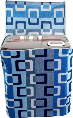FRC Decor Top Loading Washing Machine  Cover(Width: 84 cm, Blue)