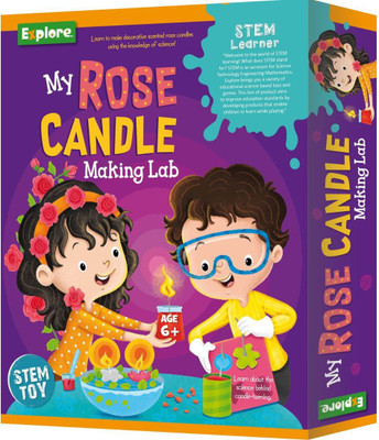 explore.. STEM Learner | My Rose Candle Making Lab