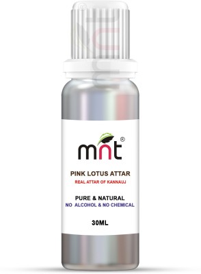 MNT Pink Lotus Attar For Unisex, Long Lasting & Alcohol Free (30ml) - Pure Natural & Premium Quality Roll-on Floral Attar(Pink Lotus)