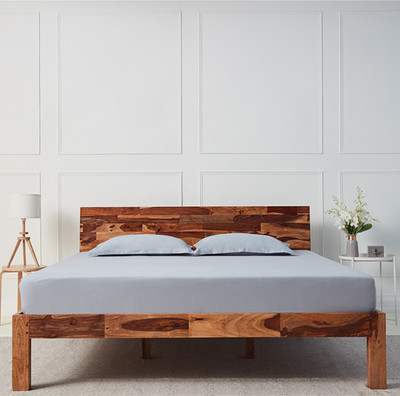 Wakefit Andromeda Sheesham Solid Wood King Bed(Finish Color - Natural)