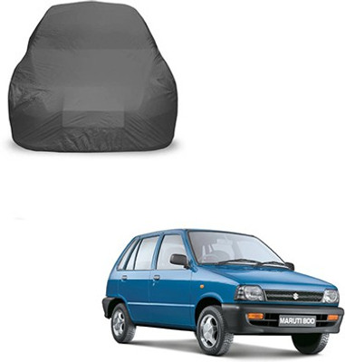 Flipkart SmartBuy Car Cover For Maruti Suzuki 800 (Without Mirror Pockets)(Black, For 2017 Models)