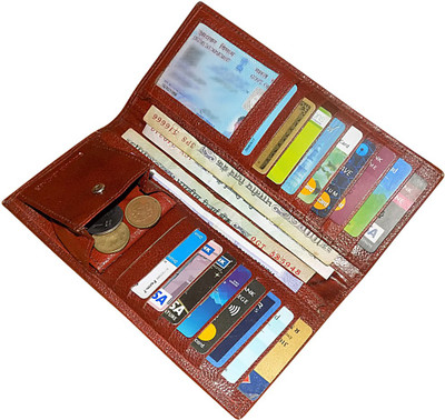 Kan 15 Card Holder(Set of 1, Brown)