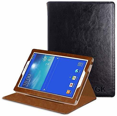 TGK Flip Cover for Samsung Galaxy Tab 3 7.0 inch Neo Lite TAB 3V, T116, T113, T110, T111 Genuine Leather Case(Black, Shock Proof)