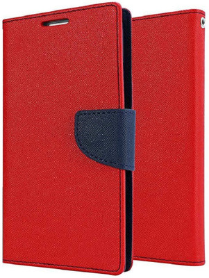 Coverage Flip Cover for Realme X2(Red, Grip Case, Pack of: 1)