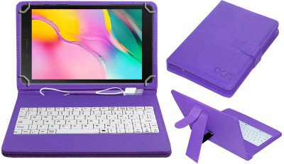 ACM Keyboard Case for Samsung Galaxy Tab A 8 inch(Purple, Cases with Holder, Pack of: 1)