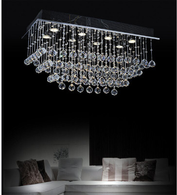 D4P crystal glass ceiling light chandelier d4p6 Chandelier Ceiling Lamp(Yellow)