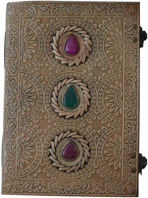Parmatma Handicrafts Handmade Journal A5 Journal Unruled 200 Pages(Brown)