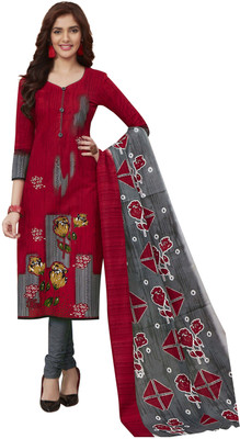 Miraan Cotton Blend Printed Salwar Suit Material