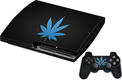 GADGETSWRAP GMCCG20828 - Printed WEED LEAF Skin Console & Controller  Gaming Accessory Kit(Multicolor, For PS3)