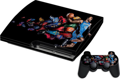 GADGETSWRAP GMCCG17557 - Printed basketball Skin  Gaming Accessory Kit(Multicolor, For PS3)